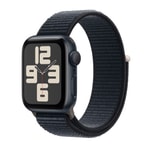 Apple Watch SE 2 2023 40mm Gece Yarısı Alüminyum Kasa ve Spor Loop Akıllı Saat - 1.57" OLED, 32GB, GPS, TR Garantili