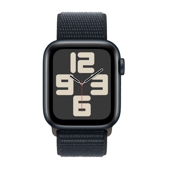 Apple Watch SE 2 2023 40mm Gece Yarısı Alüminyum Kasa ve Spor Loop Akıllı Saat - 1.57" OLED, 32GB, GPS, TR Garantili