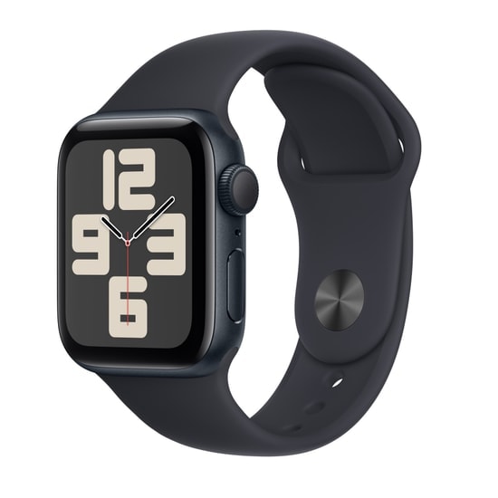 Apple Watch SE 2 2023 40mm Gece Yarısı Alüminyum Kasa ve Spor Kordon M/L Akıllı Saat - GPS, TR Garantili, 1.57" OLED