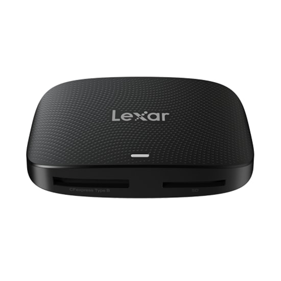 Lexar LRW520U-RNBNG Profesyonel CFexpress Tip B ve SD UHS-II USB 3.2 Gen 2 Kart Okuyucu - 10 Gbps Veri Aktarımı