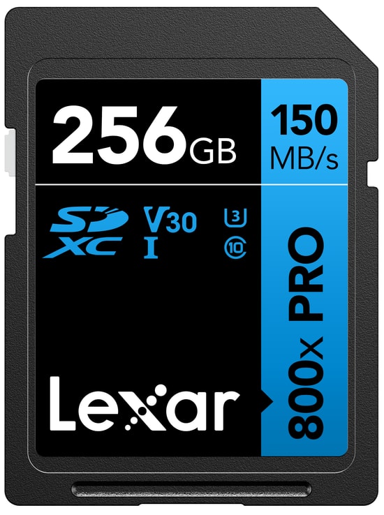 Lexar 256gb Sd Professional 800x Pro Sdxc Uhs-I Cards Up To 150mb/S Read 45mb/S Write C10 Kart Bellek LSD0800P256G-BNNNG