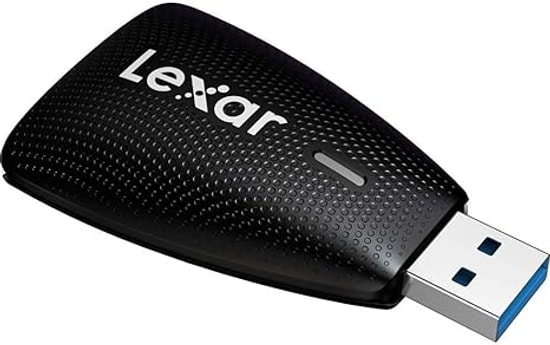 Lexar LRW450UB 2'si 1 Arada Kart Okuyucu - SD ve MicroSD UHS-II Kart Desteği, USB 3.1, Taşınabilir Tasarım