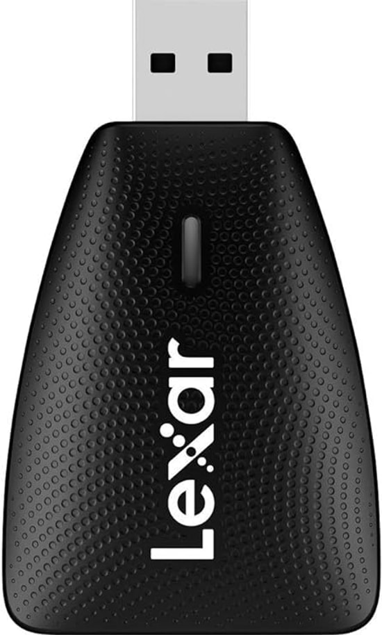 Lexar LRW450UB 2'si 1 Arada Kart Okuyucu - SD ve MicroSD UHS-II Kart Desteği, USB 3.1, Taşınabilir Tasarım