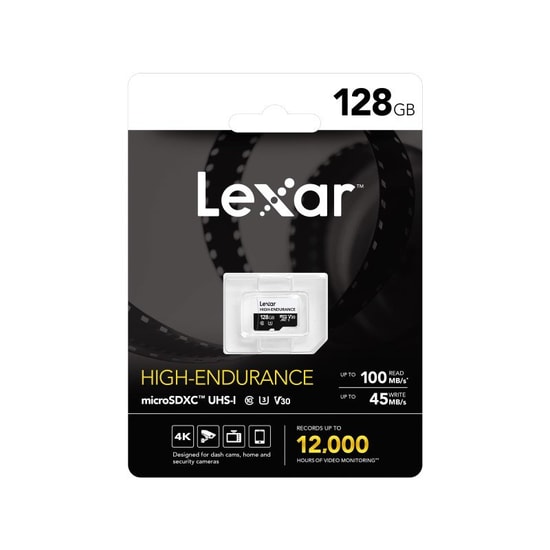 Lexar 128gb Microsd High-Endurance Microsdhc/Microsdxc Uhs-I Cards Up To 100mb/S Read 45mb Kart Bellek LMSHGED128G-BCNNG