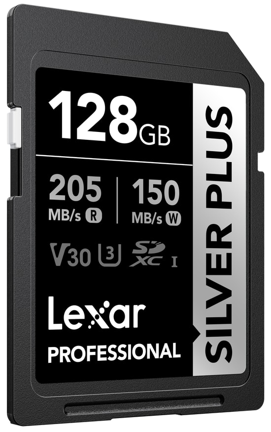 Lexar 128gb Sd Professional Silver Plus Sdxc Uhs-I Cards Up To 205mb/S Read 150mb/S Write  Kart Bellek LSDSIPL128G-BNNNG