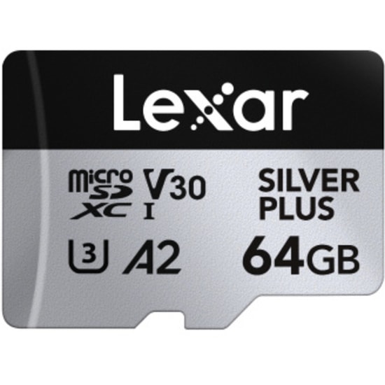 Lexar 64gb Microsd High-Performance Silver Plus Microsdxc Uhs-I Up To 205mb/S Read 100mb/S Kart Bellek LMSSIPL064G-BNANG