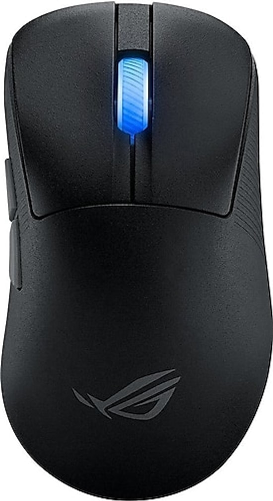 ASUS ROG Keris II Ace Wireless Oyuncu Mouse - 42000 DPI, 750 IPS, Optik Sensör, Aura Sync RGB, 54g Hafif Tasarım