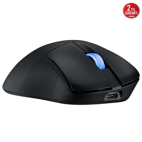 ASUS ROG Keris II Ace Wireless Oyuncu Mouse - 42000 DPI, 750 IPS, Optik Sensör, Aura Sync RGB, 54g Hafif Tasarım
