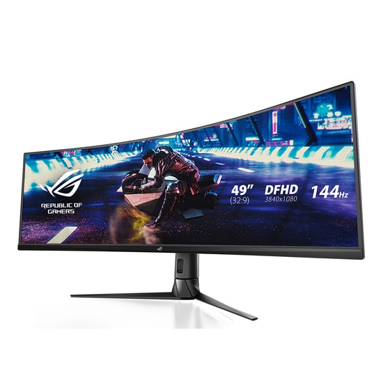 Asus Rog Strix XG49VQ 49 Gaming Va Kavisli Aura Rgb Freesync 2 Hdr Dfhd 3840x1080 1ms 144hz Dp Hdmi Usb Mm Vesa  Monitör