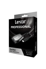 Lexar Card Reader Professional Usb-C Dual-Slot Reader Support Sd And Microsd Uhs-Ii Cards Kart Okucu LRW470U-RNHNG
