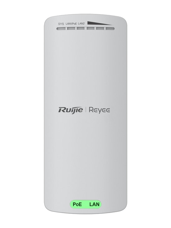 Ruijie Reyee RG-EST100-E 300Mbps 2.4GHz 500m Dış Ortam Wireless Bridge Access Point - 70 Derece, 2'li Set, Adaptörlü