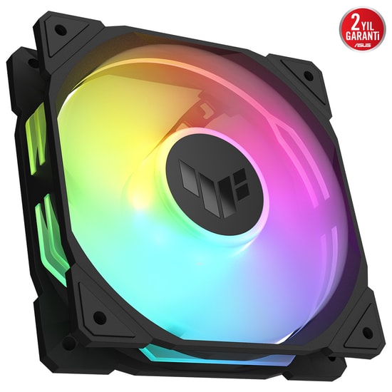 Asus TUF Gaming TR120 Reverse 3lü Kasa Fanı - 120 mm, ARGB, Ters Hava Akışı, 2000 RPM, 29 dB, Beyaz, 4 Pin, 3 Parça