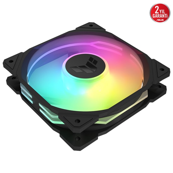Asus TUF Gaming TR120 Reverse 3lü Kasa Fanı - 120 mm, ARGB, Ters Hava Akışı, 2000 RPM, 29 dB, Beyaz, 4 Pin, 3 Parça