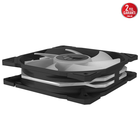 Asus TUF Gaming TR120 Siyah 3lü Kasa Fanı - ARGB, 120 mm, 77.4 CFM, 29 dB, 2000 RPM, 4 Pin, Aura Sync