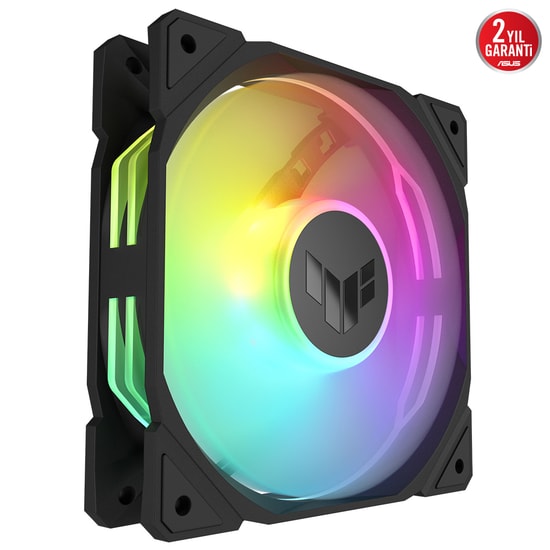 Asus TUF Gaming TR120 Siyah 3lü Kasa Fanı - ARGB, 120 mm, 77.4 CFM, 29 dB, 2000 RPM, 4 Pin, Aura Sync