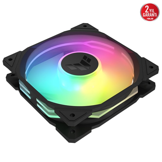 Asus TUF Gaming TR120 Siyah 3lü Kasa Fanı - ARGB, 120 mm, 77.4 CFM, 29 dB, 2000 RPM, 4 Pin, Aura Sync