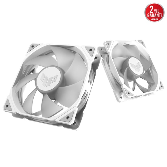 Asus Tuf Tr120 Soğutucu Kasa Radyatör Fani Adreslenebilir Argb 120mm 3 In 1 Beyaz Fan Ve Soğutucu