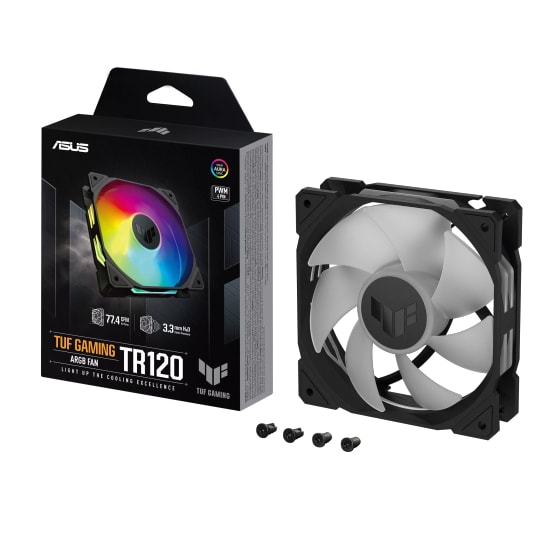 Asus Tuf Tr120 Soğutucu Kasa Radyatör Fani Adreslenebilir Argb 120mm Fan Ve Soğutucu