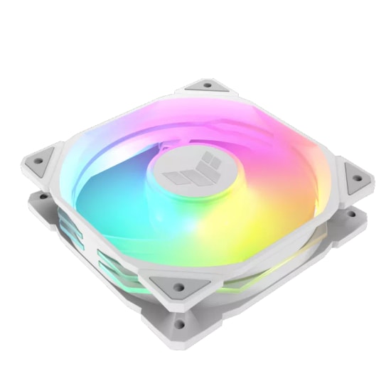 Asus Tuf Tr120 Soğutucu Kasa Radyatör Fani Adreslenebilir Argb 120mm Beyaz Fan Ve Soğutucu