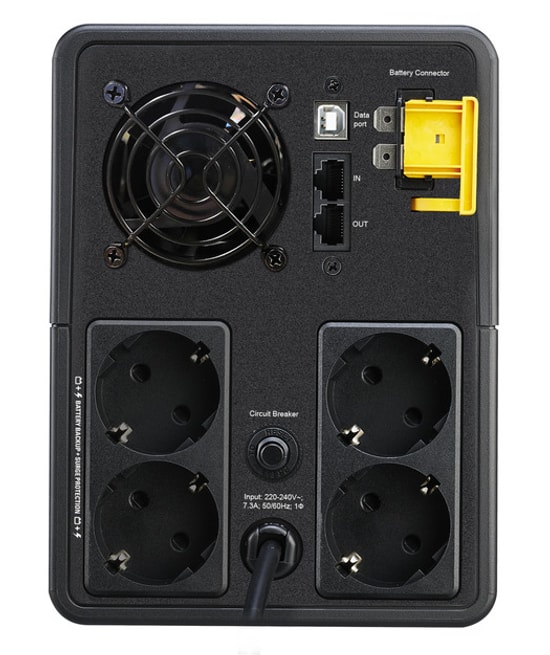 Apc Back-Ups 1600va Tower 230v 4x Cee 7/7 Schuko Outlets Avr Kesintisiz Güç Kaynağı Ups