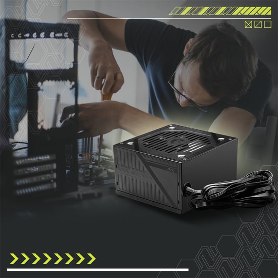 MSI MAG A650BNL Siyah 650W 80+ Bronze Güç Kaynağı - Aktif PFC, Hydro Bearing Fan, SCP Korumalı, Düşük Sesli