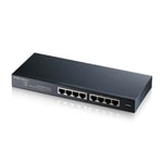 Zyxel GS1900-8 V2 8 Port Gigabit Web Yönetilebilir Switch - 10/100/1000 Mbps, Fansız Tasarım, Kompakt Metal Kasa