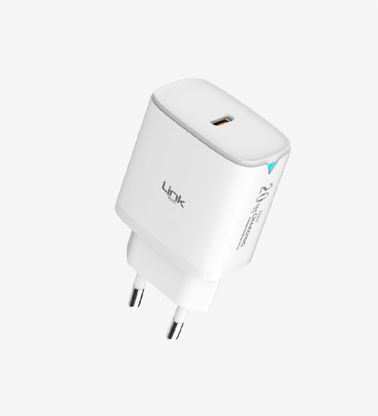 LinkTech C309 20W USB-C PD 3.0 Hızlı Şarj Adaptörü - Safe Şarj, Akıllı Algılama, Güvenli ve Stabil Şarj (LSC-C309)