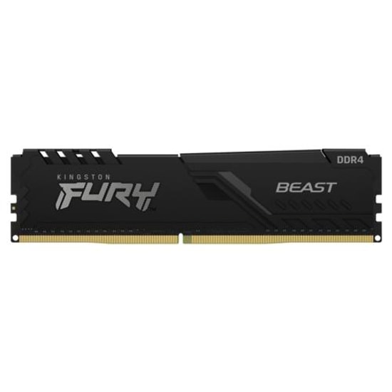 Kingston Fury Beast 32GB 3600MHz DDR4 CL18 RAM (KF436C18BB/32TR) - XMP 2.0, Siyah, 1.35 V, Alüminyum Soğutuculu