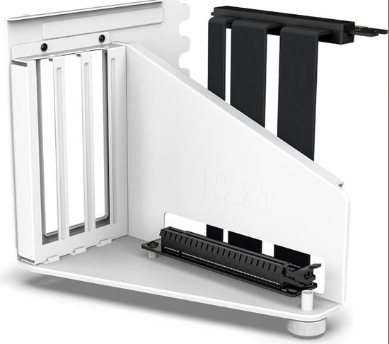 NZXT AB-RH175-W1 Dikey Ekran Kartı Montaj Kiti - Beyaz, PCIe 4.0 Desteği, Yüksek Performanslı Oyuncu Ekipmanı Aksesuarı