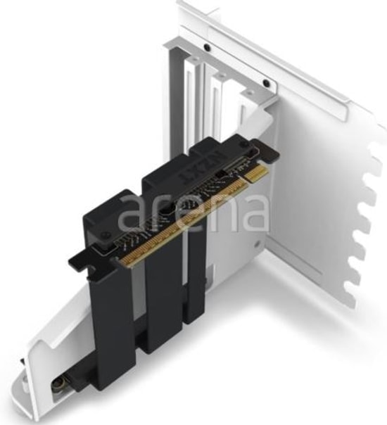 NZXT AB-RH175-W1 Dikey Ekran Kartı Montaj Kiti - Beyaz, PCIe 4.0 Desteği, Yüksek Performanslı Oyuncu Ekipmanı Aksesuarı