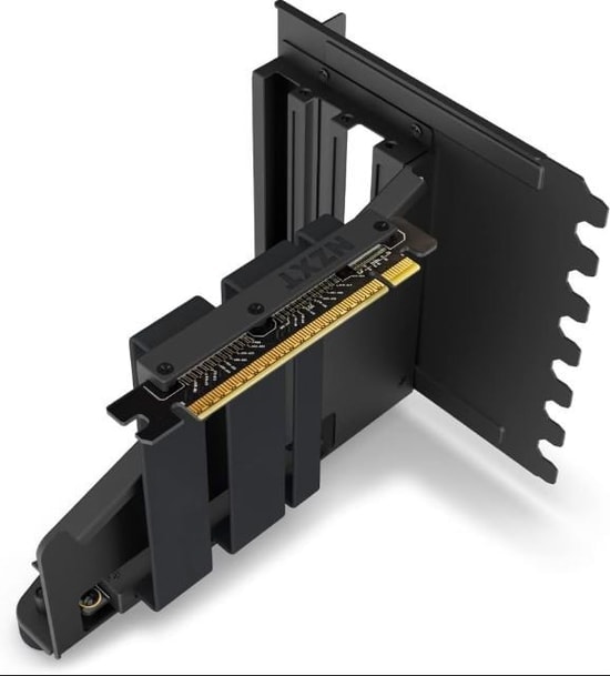 NZXT AB-RH175-B1 Dikey Ekran Kartı Montaj Kiti - PCIE 4.0 Siyah, Yüksek Performanslı Oyuncu Ekran Kartı Tutucu