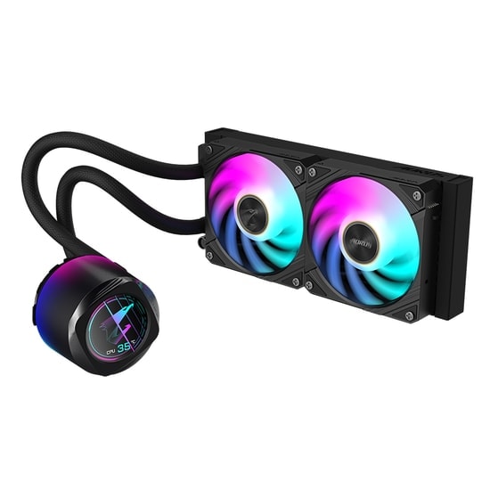 Gigabyte AORUS WATERFORCE X II 240 Sıvı İşlemci Soğutucu (AORWFORCEXII240) - 2.4" LCD Ekran, 2x120mm ARGB Fan