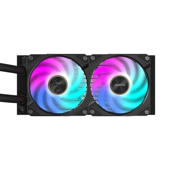 Gigabyte AORUS WATERFORCE X II 240 Sıvı İşlemci Soğutucu (AORWFORCEXII240) - 2.4" LCD Ekran, 2x120mm ARGB Fan