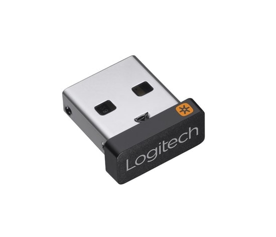 Logitech Unifying Kablosuz USB Alıcı (910-005931) - 6 Cihaz Bağlantısı, Kablosuz Fare ve Klavye Adaptörü, 2.4 GHz