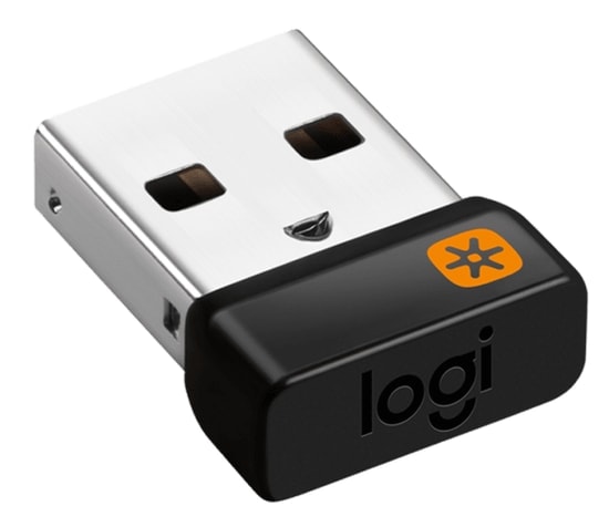 Logitech Unifying Kablosuz USB Alıcı (910-005931) - 6 Cihaz Bağlantısı, Kablosuz Fare ve Klavye Adaptörü, 2.4 GHz