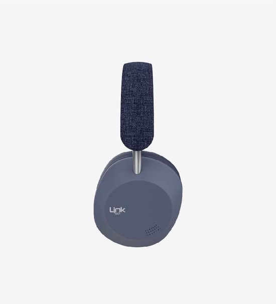 LinkTech HP3 Kulak Üstü Lacivert Bluetooth Kulaklık (LPH-HP3/BLUE) - 55 Saat Konuşma, 300 Saat Bekleme, BT 5.3