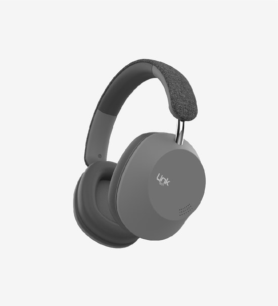 LinkTech HP3 Kulak Üstü Siyah Bluetooth Kulaklık (LPH-HP3/BLACK) - 5.3 BT, 55 saat Konuşma, 50 saat Müzik, Type-C