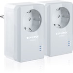TP-Link TL-PA4010PKIT Powerline Adaptör - 500Mbps, 300 Metre Menzil, Entegre Güç Soketli, Tak-Kullan Başlangıç Kiti