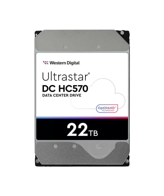 WD Ultra Star DC HC750 3.5 26.1mm 22Tb 512Mb 7200Rpm Sata Ultra 512e Se HDD