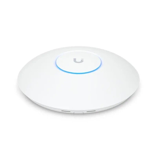 Ubiquiti U7-Pro AX5700 WiFi 7 Tavan Tipi Access Point - Tri Band, 140m Kapsama, 300 Kullanıcı, PoE, 2.5G LAN, Adaptörsüz