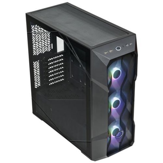Cooler Master TD500 V2 750W 80+ Bronze ARGB Mesh Mid Tower E-ATX Kasa (TD500V2-KGNN75-STU) - 4x120mm Fanlı, TG Yan Panel