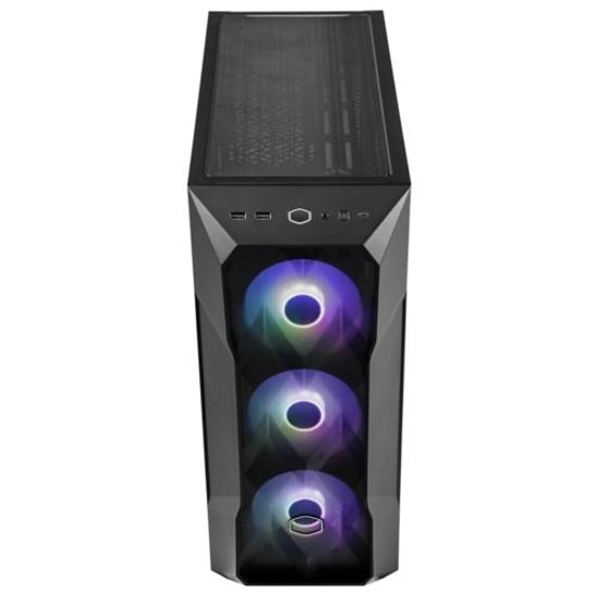 Cooler Master TD500 V2 750W 80+ Bronze ARGB Mesh Mid Tower E-ATX Kasa (TD500V2-KGNN75-STU) - 4x120mm Fanlı, TG Yan Panel
