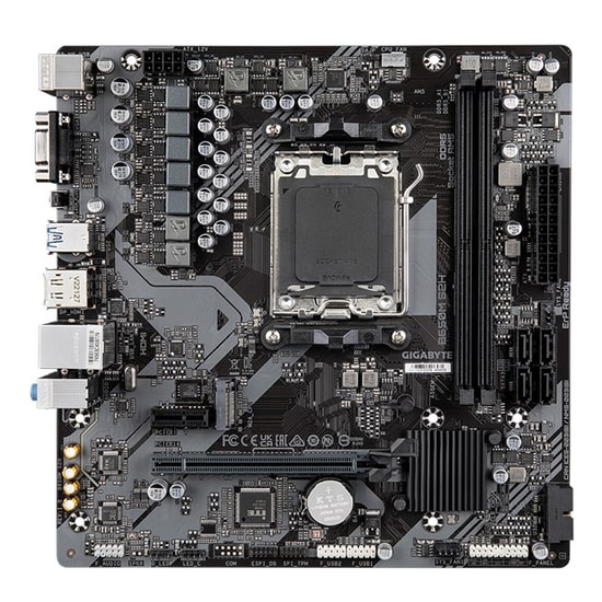 Gigabyte B650M S2H: AMD AM5, DDR5 6400MHz, PCIe 4.0, M.2, VGA, HDMI, DP, USB 3.2 Gen1, 1G LAN, RGB Micro ATX Anakart