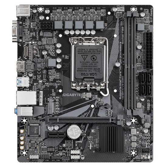 Gigabyte H610M H V3 D4 Anakart: DDR4 3200MHz, Intel LGA1700, PCIe 4.0, M.2, USB 3.2, VGA, HDMI, Micro ATX