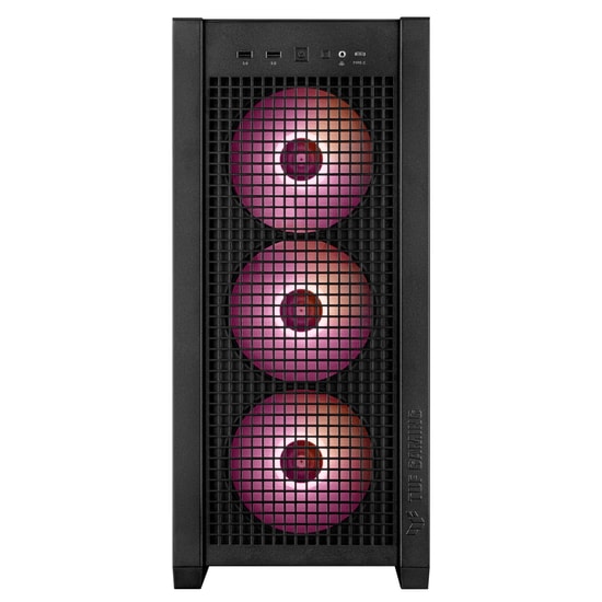 Asus Tuf Gaming GT302 TG ARGB 4 Adet 140 X 28 mm Fan EATX 12x10.9 ATX Micro-ATX MiniATX Siyah Bilgisayar Kasası