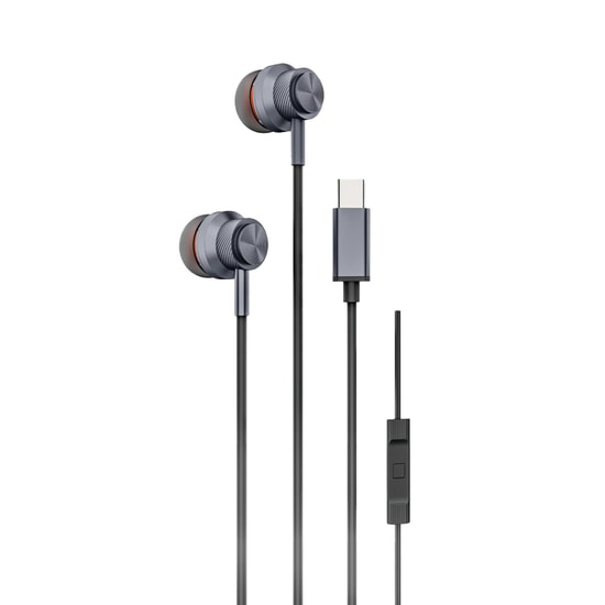 Nettech NT-42 Siyah Type-C Girişli Kulak İçi Kulaklık (NT-107852) -  Mikrofonlu, Gürültü Önleme, 24 Ay Garantili
