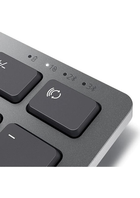 Dell KM7321W Premier Bluetooth Siyah Kablosuz Klavye Mouse Set (580-AJQR) - Türkçe Q Düzen, Çoklu Cihaz Bağlantısı
