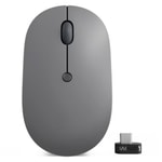 Lenovo Go 4Y51C21216 USB-C Kablosuz Mouse - 2400 DPI, Optik Sensör, Şarjlı, 5 Tuşlu, Ergonomik Siyah Tasarım