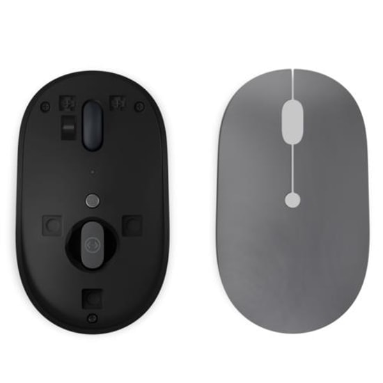 Lenovo Go 4Y51C21216 USB-C Kablosuz Mouse - 2400 DPI, Optik Sensör, Şarjlı, 5 Tuşlu, Ergonomik Siyah Tasarım