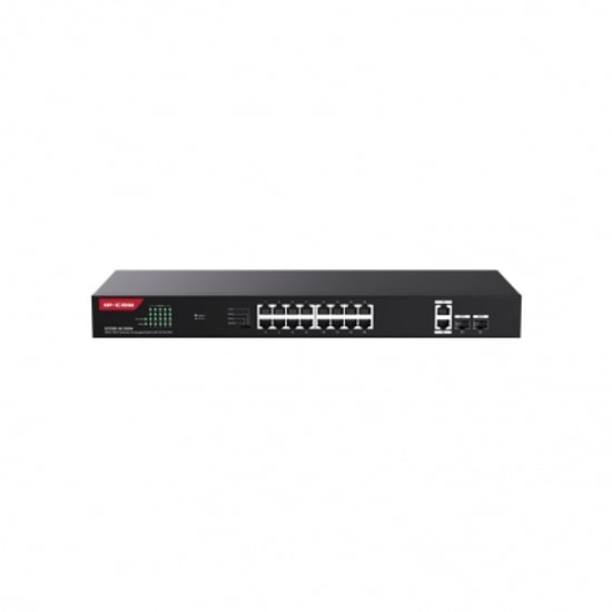 Ip-Com G1120P-16-250W 16 Port Gigabit 2xGb RJ45 SFP Uplink 230w Poe Rackmount Switch